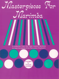 MASTERPIECES FOR MARIMBA cover Thumbnail